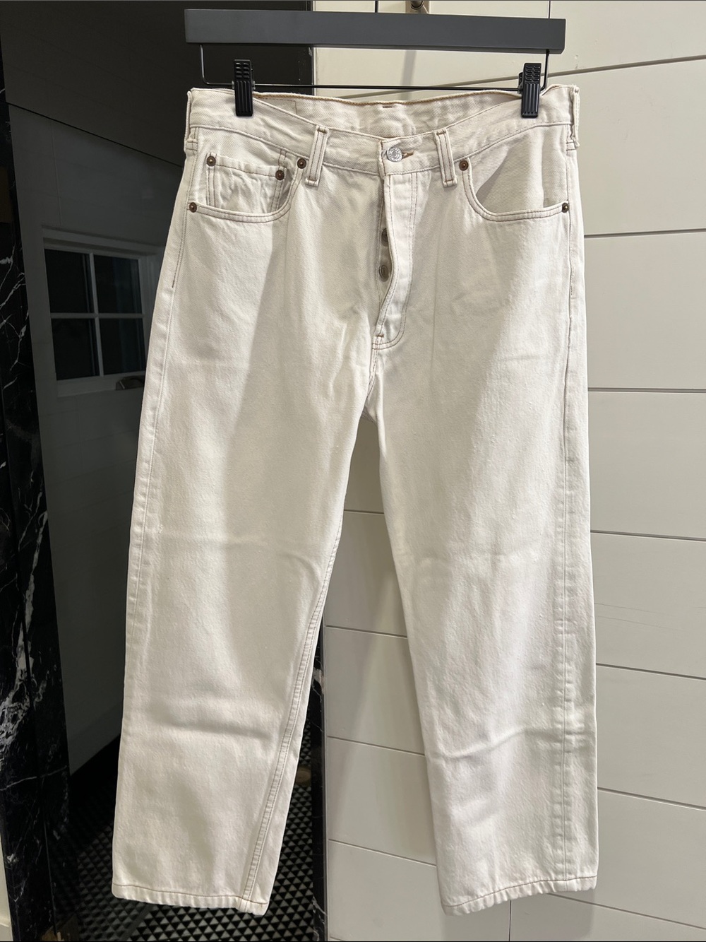 Vintage Levi’s 501XX cream jeans 30x26